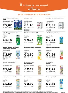 Anteprima del volantino Natura Sì volantino valido a partire dal 09/09/2026 | Pagina: 44