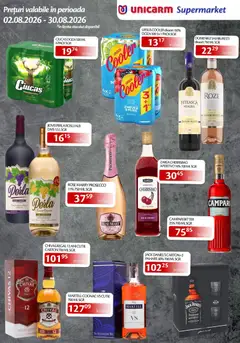 Ofertele Unicarm valabile de la 02.08.2026 | Pagină: 10 | Produse: Zmeură, Cutie, Prosecco, Whiskey