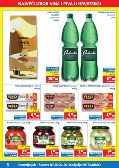 Vrutak Katalog - Pregled kataloga iz trgovine Vrutak, vrijedi od 08.06.2026 | Stranica: 6 | Proizvodi: Rio Mare, Ajvar, Luk, Tuna