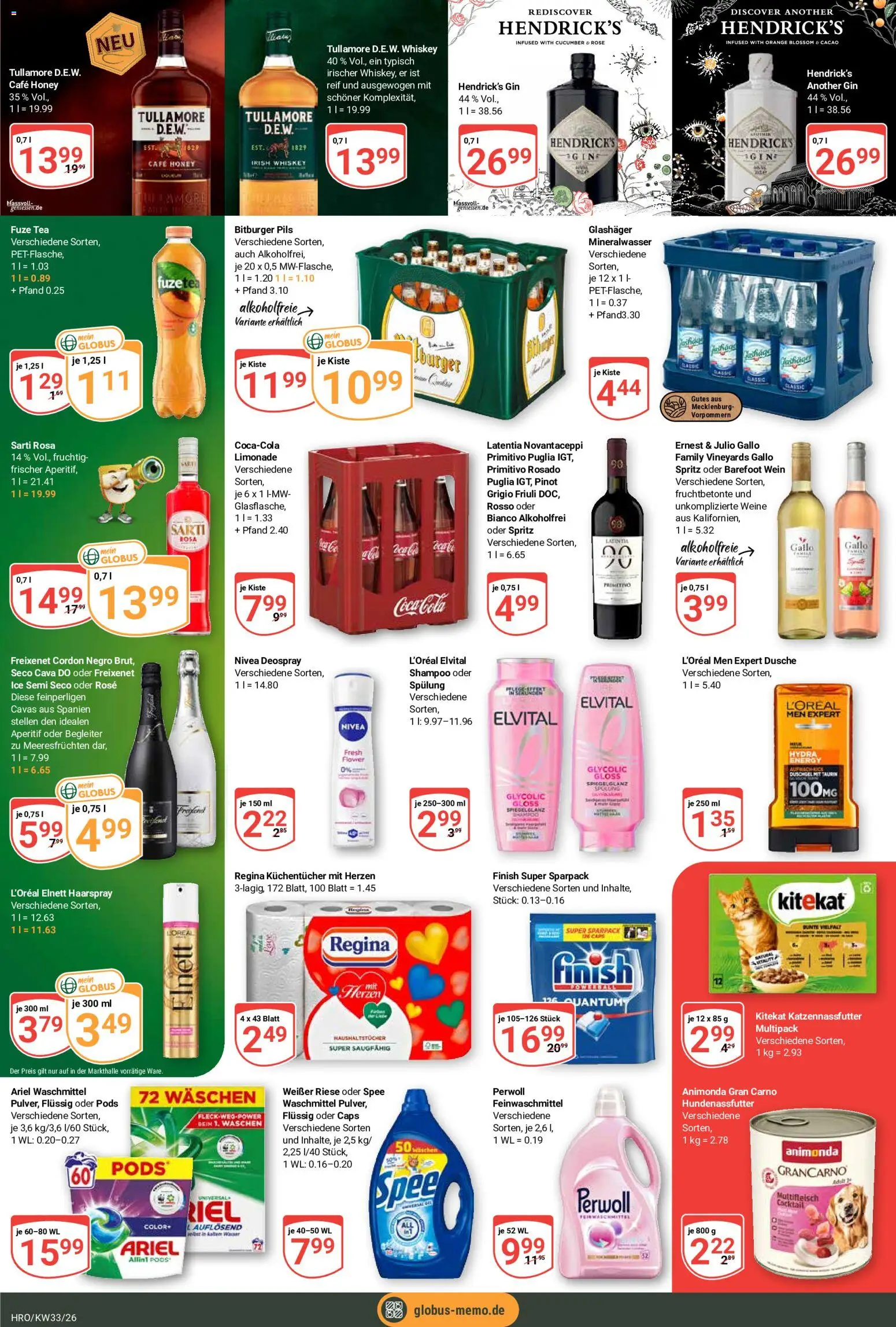 Globus Prospekt Roggentin/Rostock – gültig ab 10.08.2026 | Seite: 5 | Produkte: Dusche, Shampoo, Spülung, Deospray