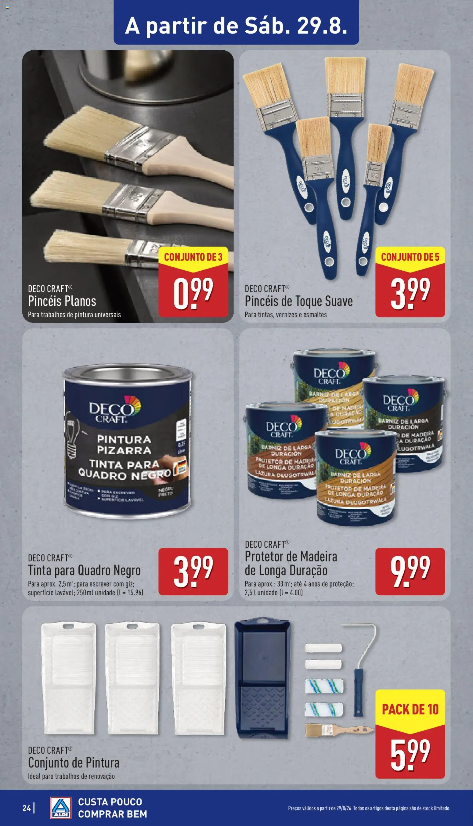Aldi folheto │ válido de 24/08/2026 | Página: 24 | Produtos: Quadro, Tinta