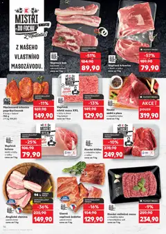 Náhled letáku Anglická slanina uzené maso, English bacon, smoked meat od 03.06.2026 | Strana: 16 | Produkty: Vepřové koleno, Hovězí zadní, Vepřový bok, Mleté maso