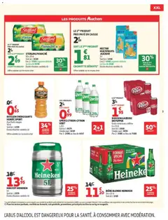 Auchan - Prévisualisation de BIÈRE BLONDE HEINEKEN, 24 x 25 cl valide à partir de 18/08/2026 | Page: 3 | Produits: Fut Heineken, Soda, Heineken, Cerise