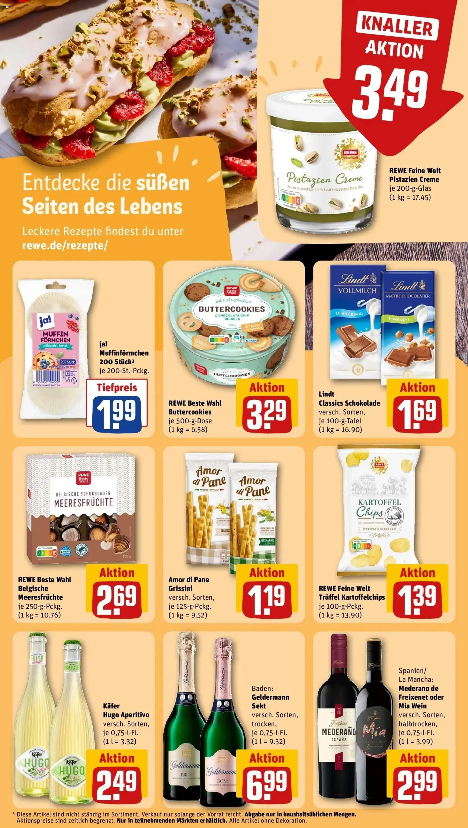 Rewe Prospekt Stuttgart/Weilimdorf	 – gültig ab 16.03.2026 | Seite: 19 | Produkte: Schokolade, Pistazien, Wein, Chips