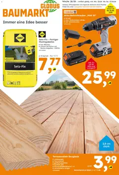 Globus Baumarkt Prospekt ab 22.06.2026 gültig
