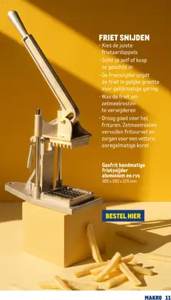 Makro folder - Horeca Magazine 4 - Voorbeeld van een folder van Makro, geldig van 15-07-2026 | Pagina: 11 | Producten: Friet, Was