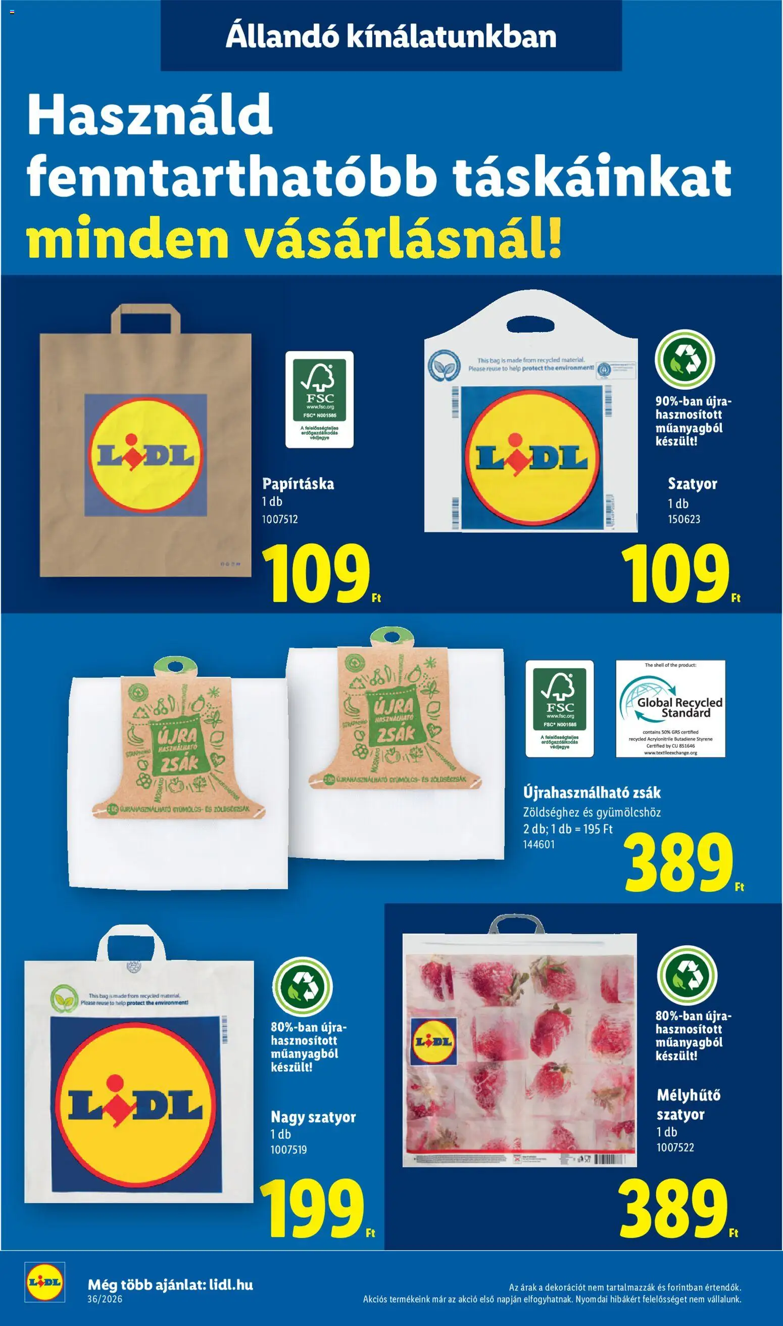 Lidl akciós ujság - amely érvényes a következő dátumtól: 2026.09.03. | Oldal: 20