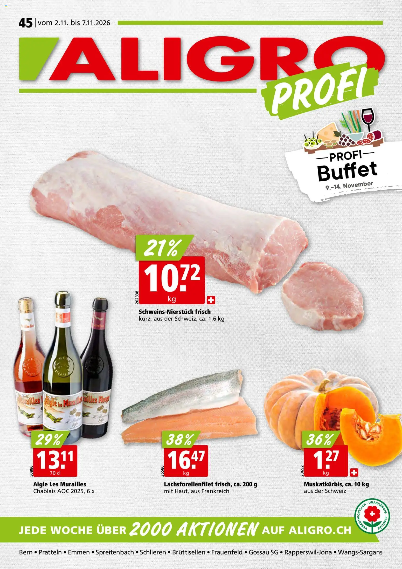 Aligro aktionen – gültig ab 02.11.2026 | Seite: 1 | Produkte: Rouge