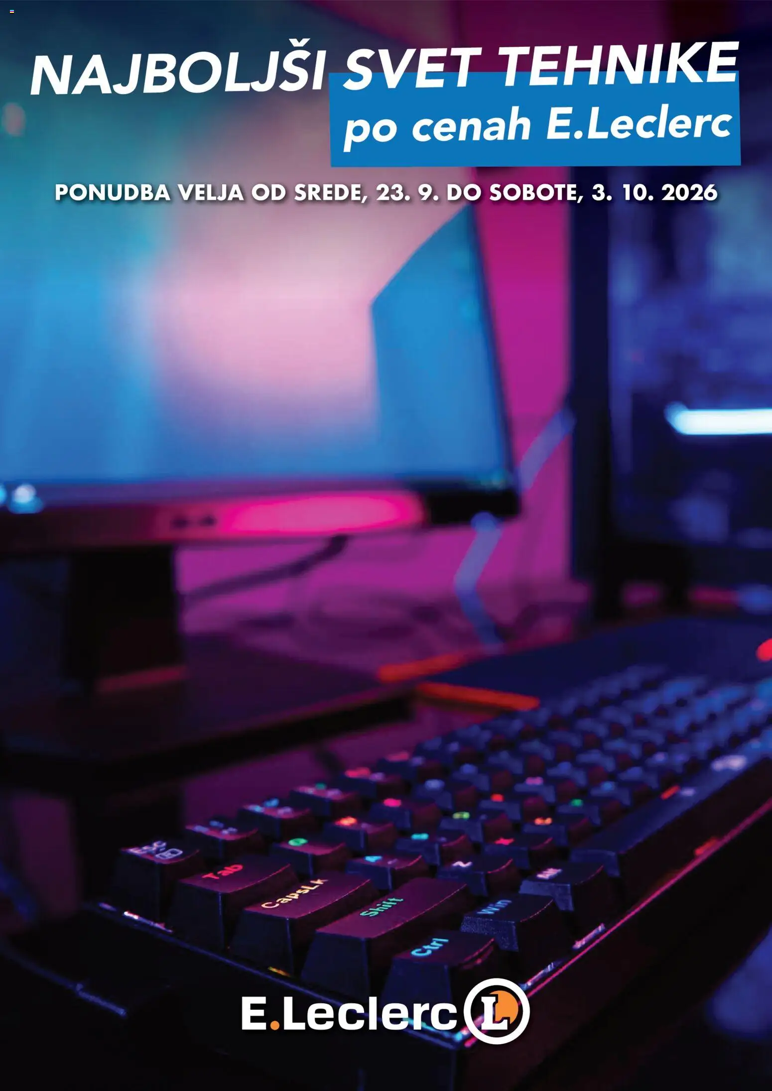 Novi E.leclerc katalog ponudbe – veljaven od 23.09.2026 | Stran: 1