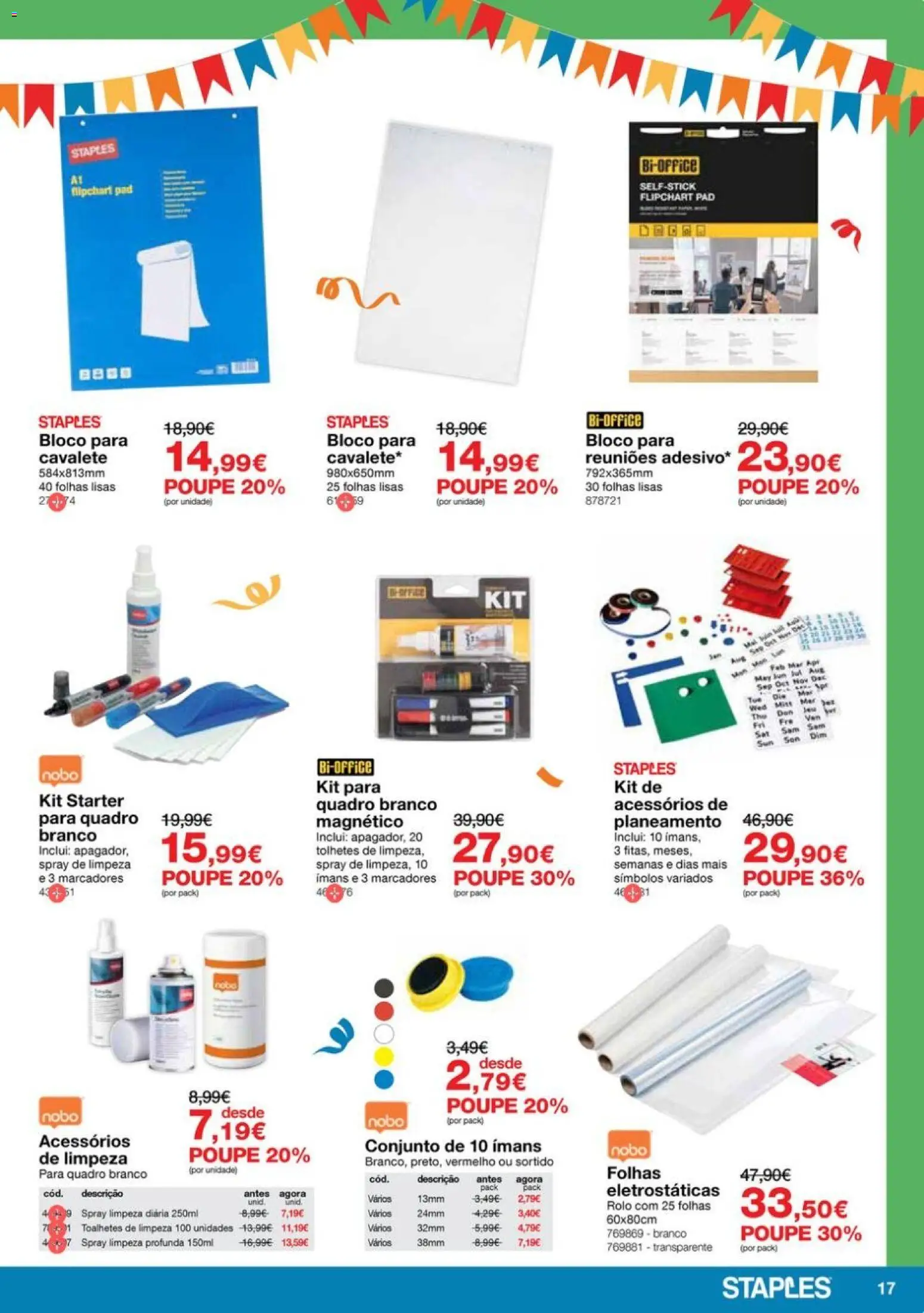 Staples Arraial das Cadeiras e Mobiliário | 04/05/2026 |  🎉 Como obter um desconto limitado? Poupe ainda hoje! | Portugal