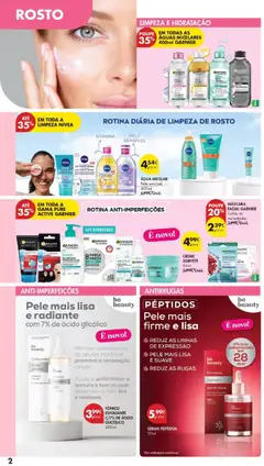 Pré-visualização SÉRUM PÉPTIDOS 30ml, Sérum péptidos 30ml válido de 16/06/2026 | Página: 2 | Produtos: Agua, Máscara facial, Água micelar, Sorvete
