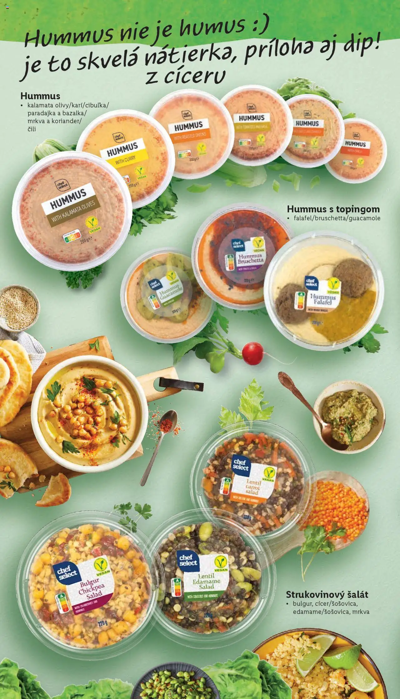 Nové Lidl akcie – leták je platný od 29.05.2025 | Strana: 6 | Produkty: Hummus, Mrkva, Šalát