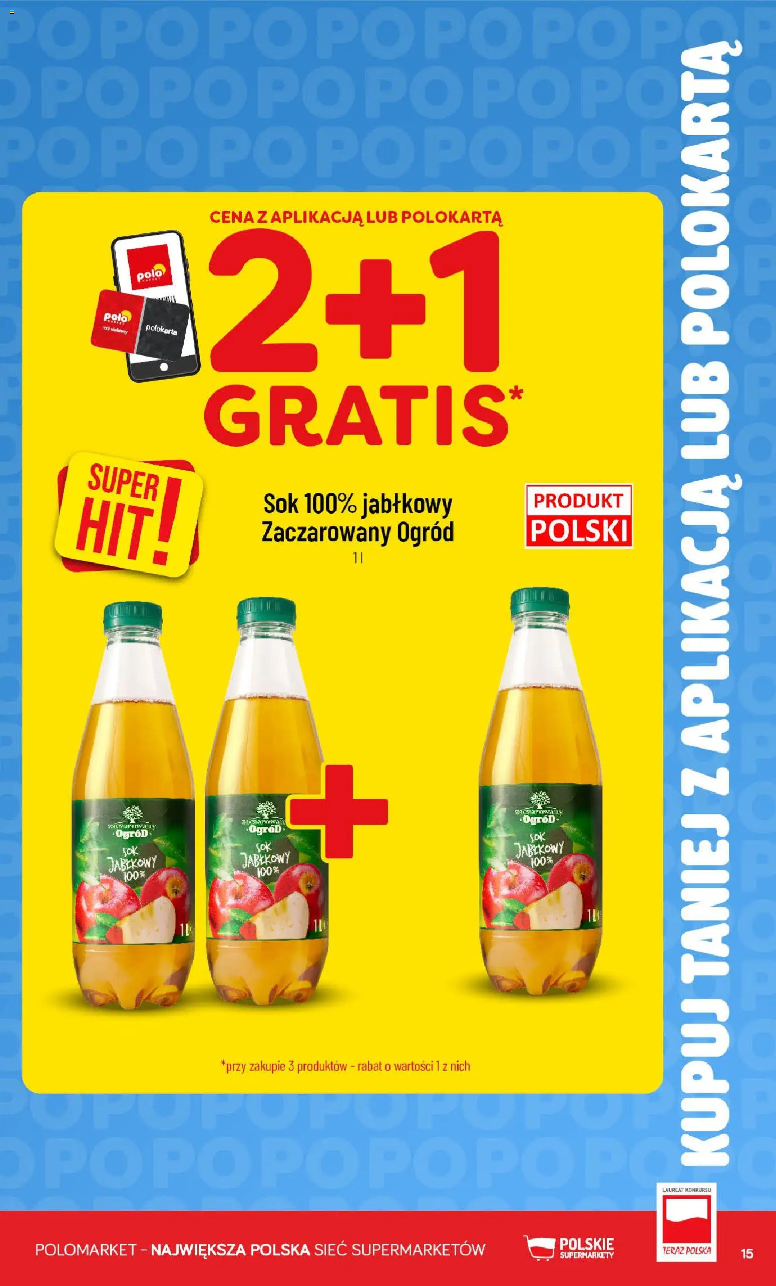POLOmarket gazetka - Kupuj taniej od 28.10.2026 | Strona: 15 | Produkty: Sok