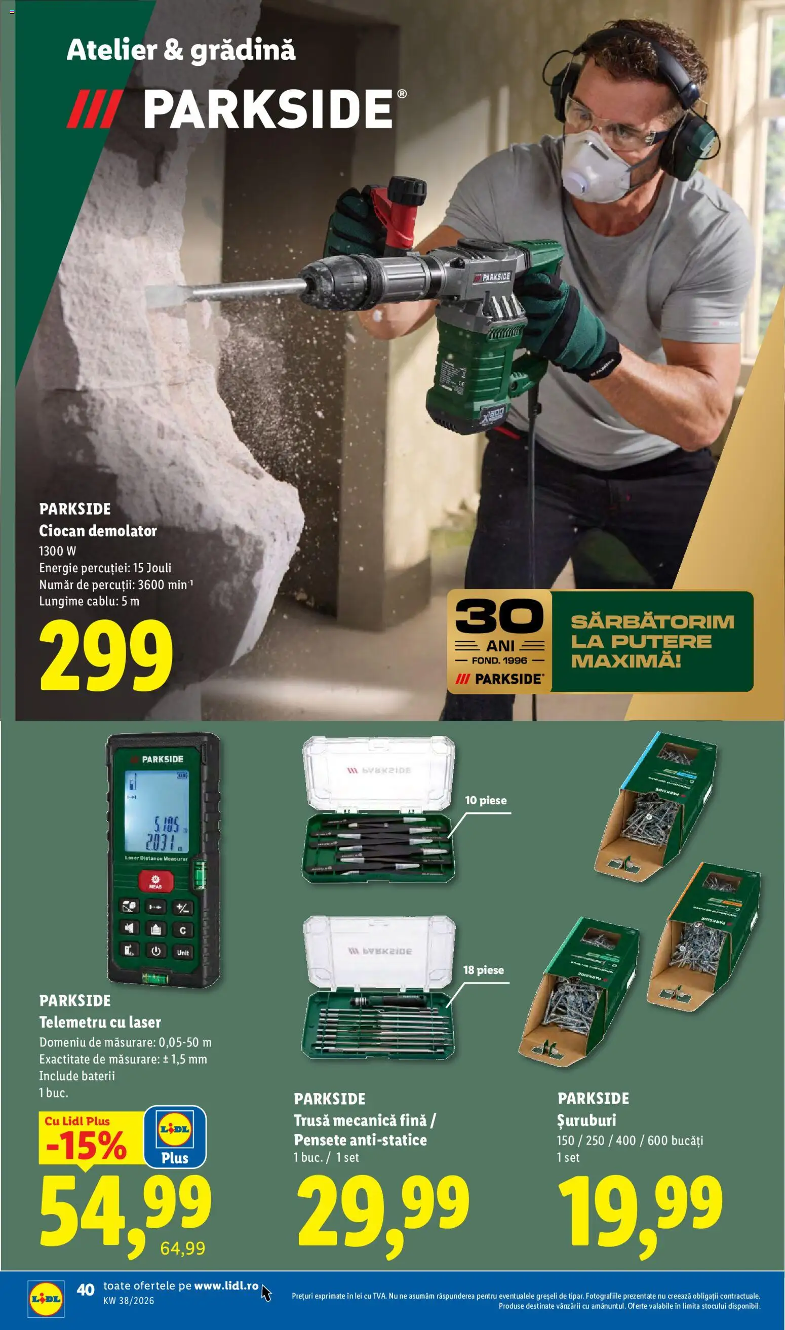 Noul catalog Lidl – valabil de la 14.09.2026 | Pagină: 40