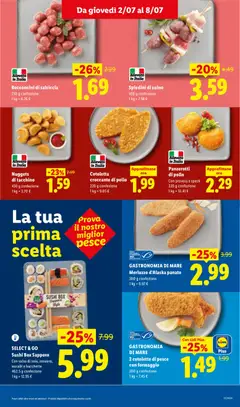 Anteprima del volantino Merluzzo d'Alaska panato, 300 g confezione valido a partire dal 02/07/2026 | Pagina: 9