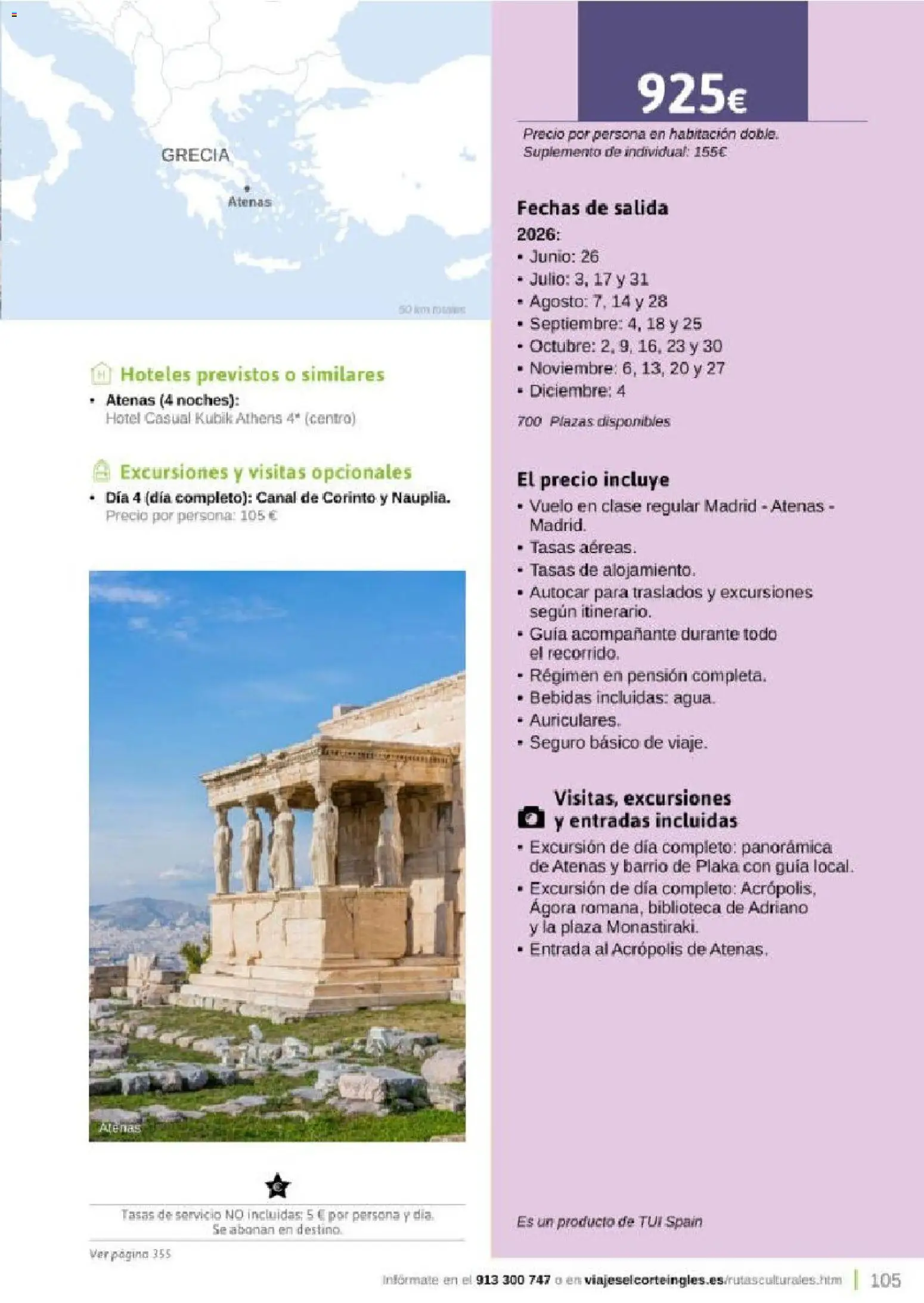 Viajes El Corte Inglés Rutas Culturales de la Comunidad de Madrid │ válido desde el 01.04.2026 | Página: 105 | Productos: Biblioteca