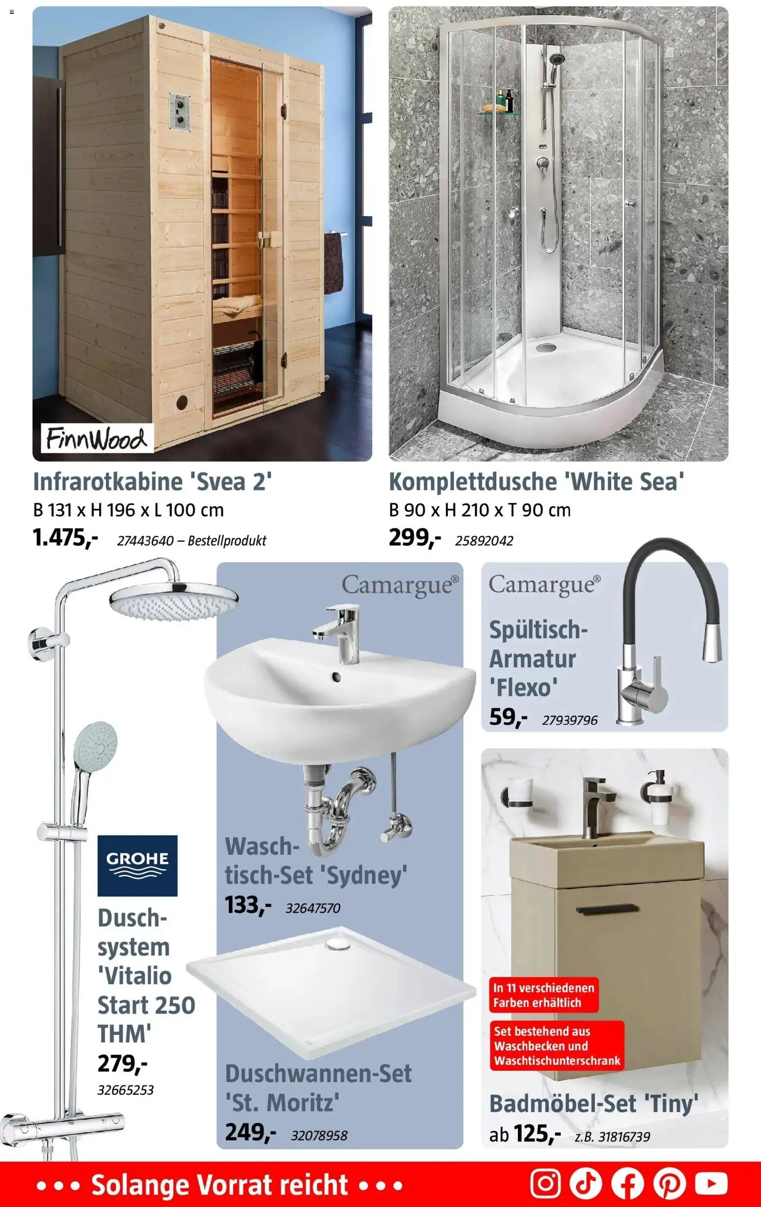 Bauhaus - BAUHAUS: Aktuelle Angebote (ab 17.10.2026) zum Blättern | Seite: 11 | Produkte: Waschbecken, Armatur