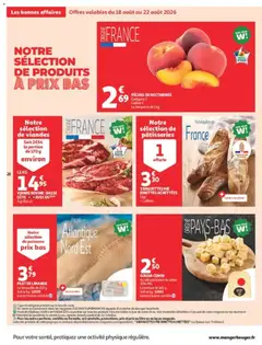 Auchan - Prévisualisation de FILET DE LIMANDE, La barquette de 210 g valide à partir de 18/08/2026 | Page: 28 | Produits: Filet de limande, Cumin, Poissons, Viande