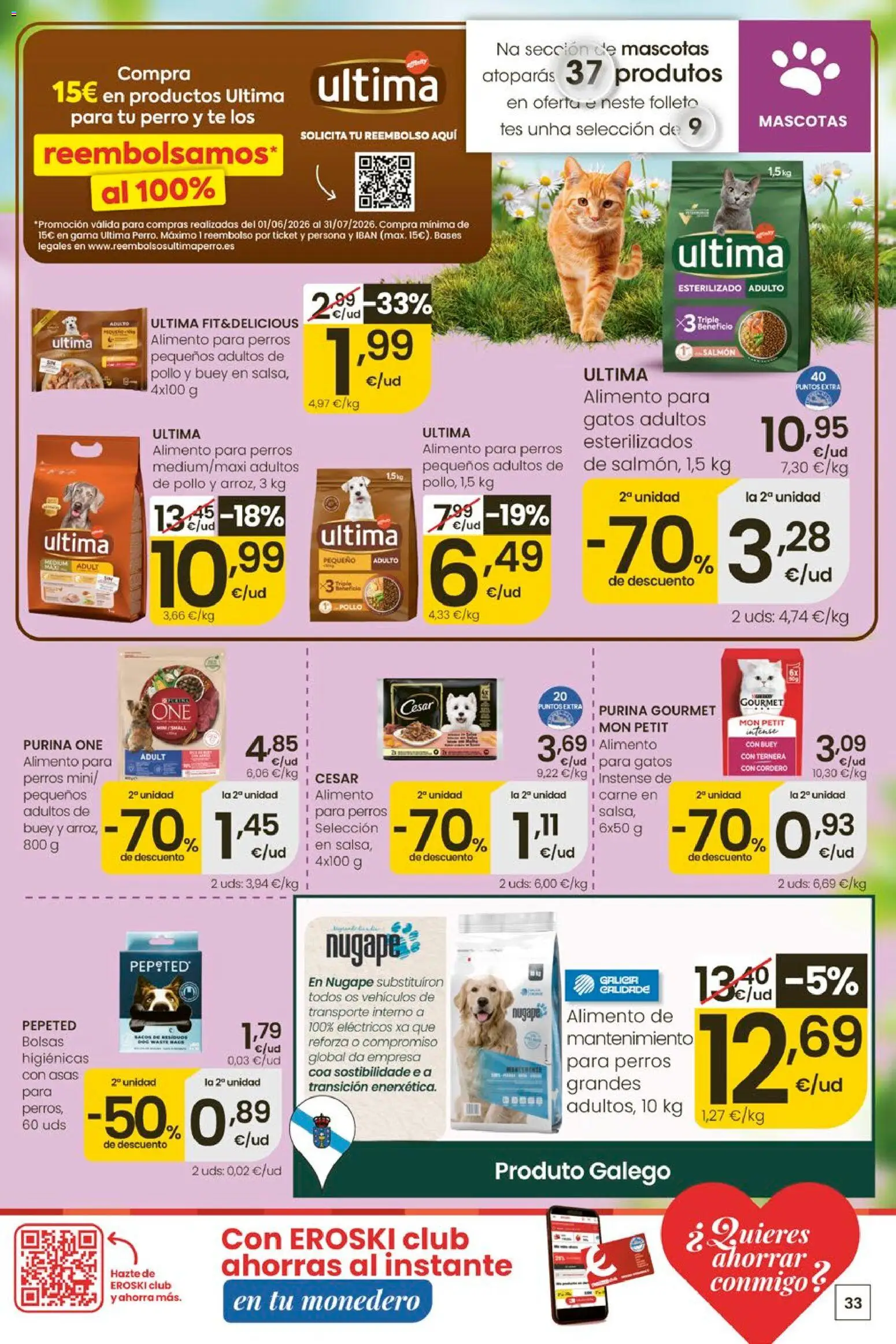 Eroski Ofertóns de verán │ válido desde el 28.05.2026 | Página: 33 | Productos: Té, Φίλτρο καφέ