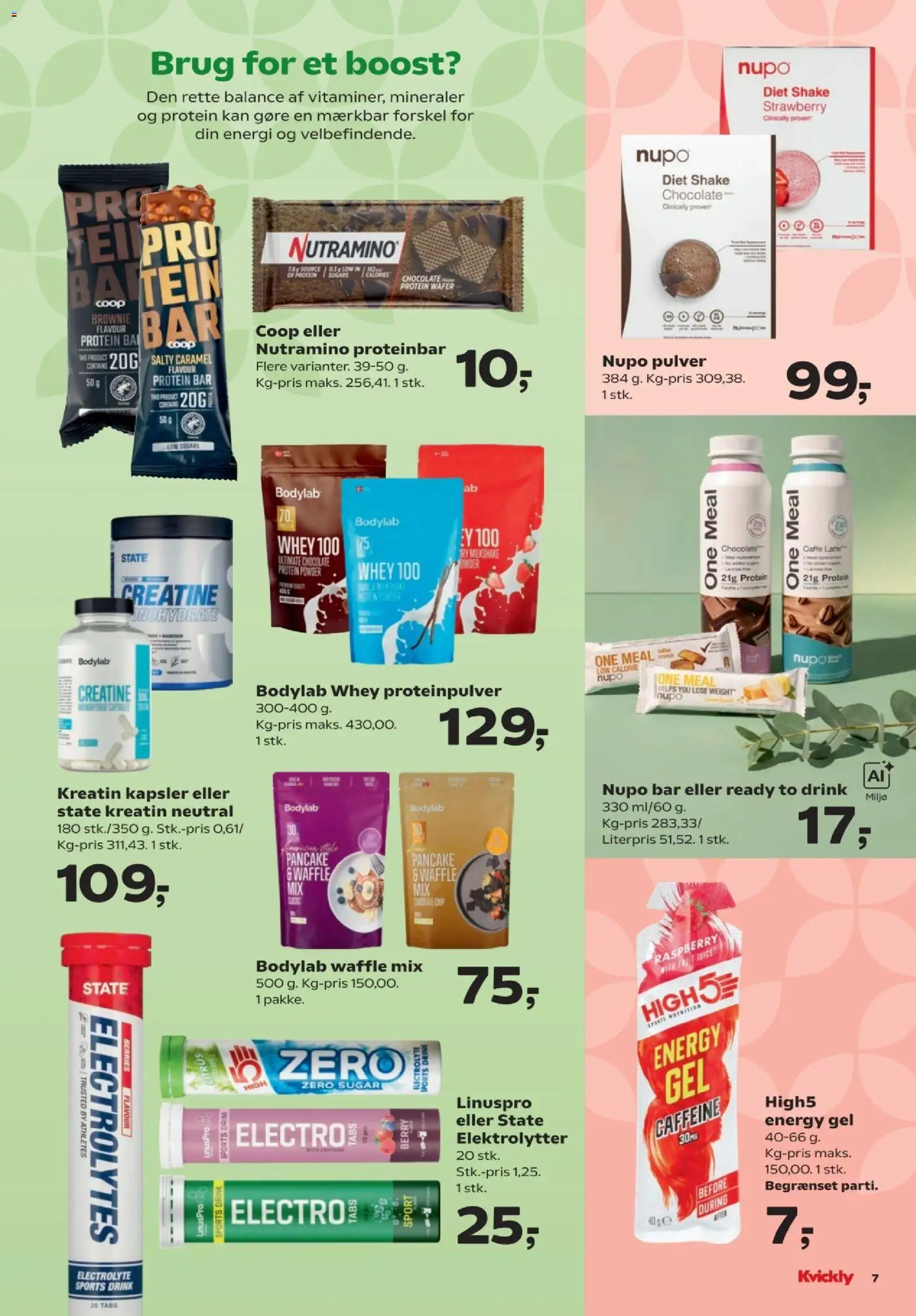 Kvickly tilbudsavis – gyldig fra 09/10/2026 | Side: 7 | Produkter: Milkshake, Tablets