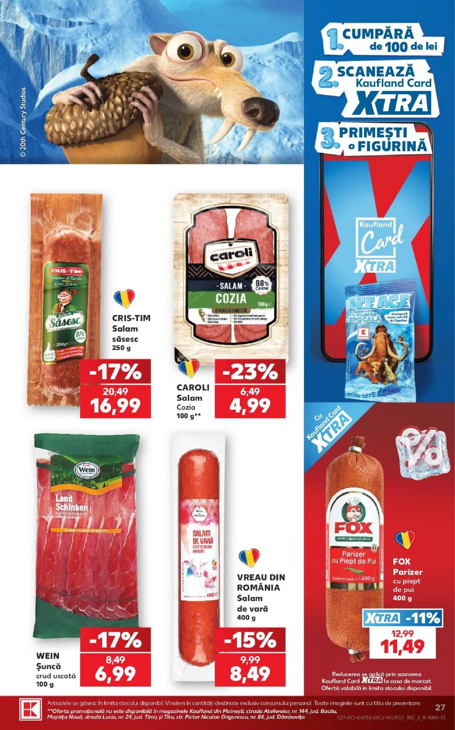 Kaufland RO akciós ujság - amely érvényes a következő dátumtól: 2026.09.16. | Oldal: 27