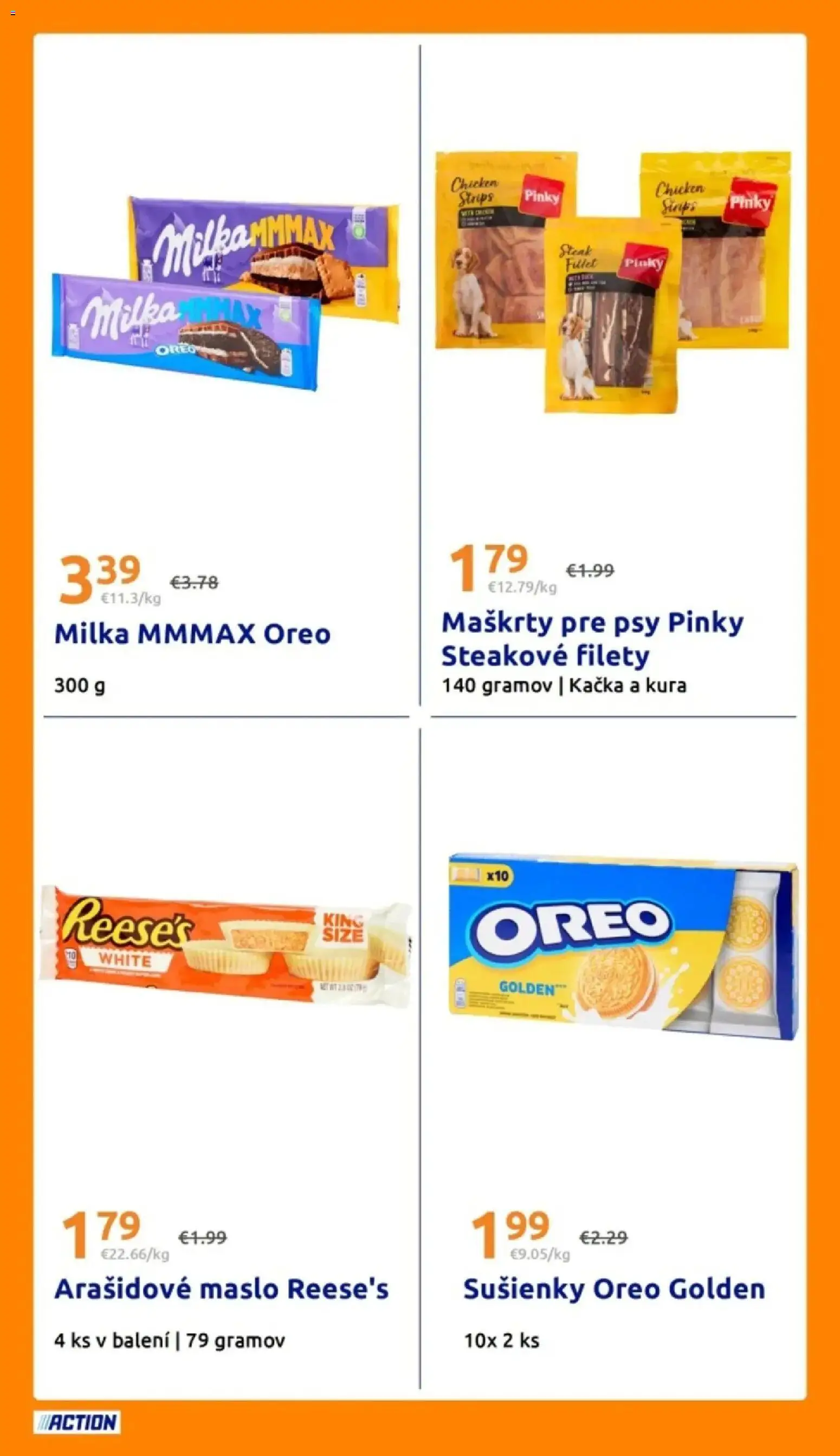 Action aktuálny leták od 14.10.2026 » aktuálna akcia | Strana: 23 | Produkty: Maslo, Oreo, Kačka, Steak