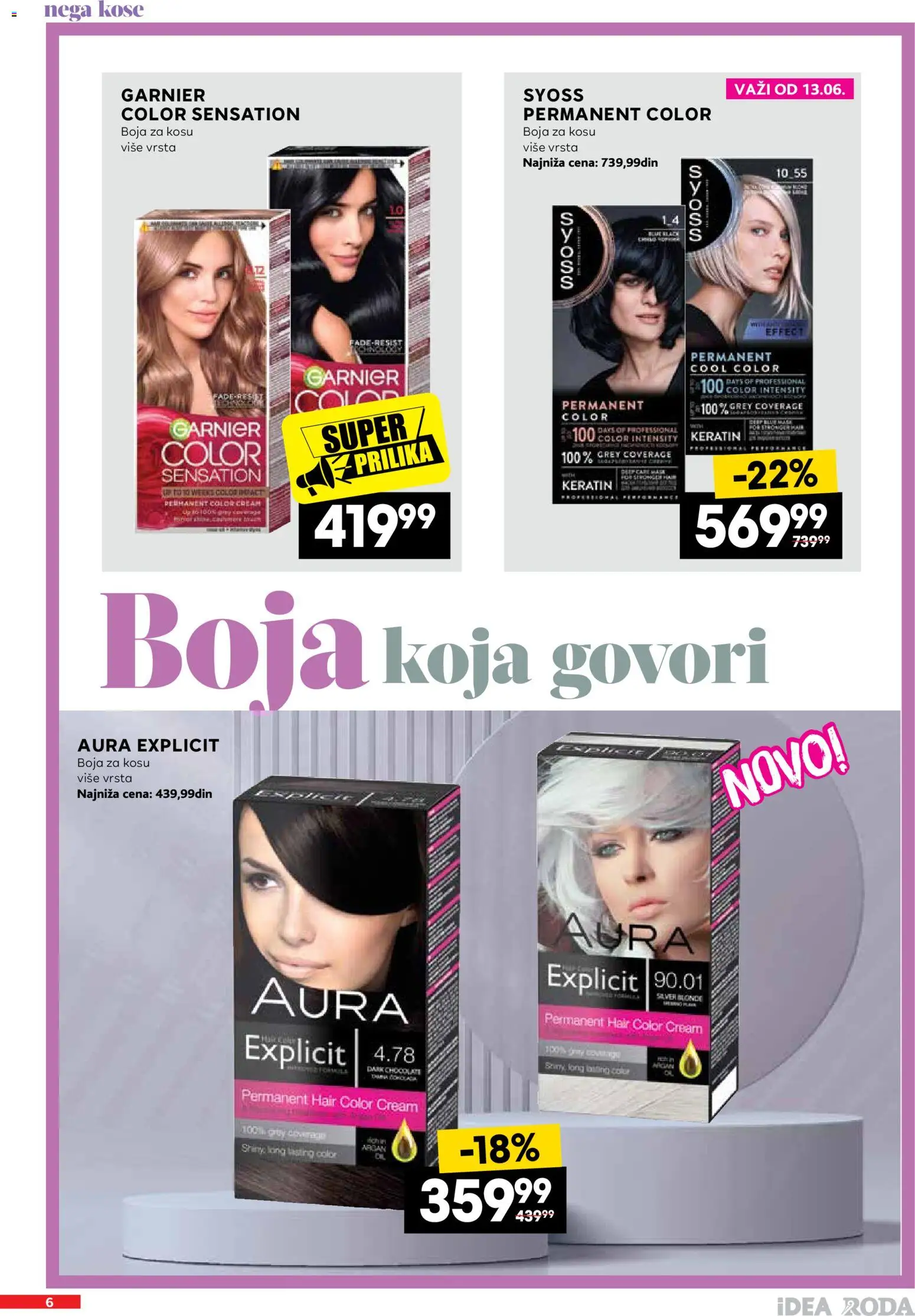 Roda katalog - važi od 11.06.2026 | Strana: 6 | Proizvode: Garnier, Syoss