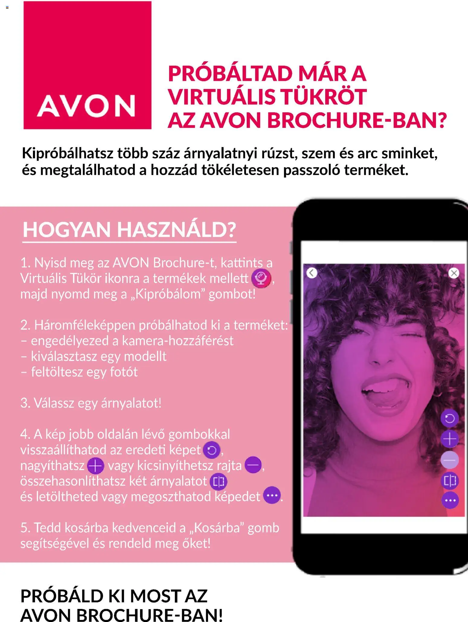 Avon akciós ujság - amely érvényes a következő dátumtól: 01.06.2026 | Oldal: 3 | Termékek: Tükör