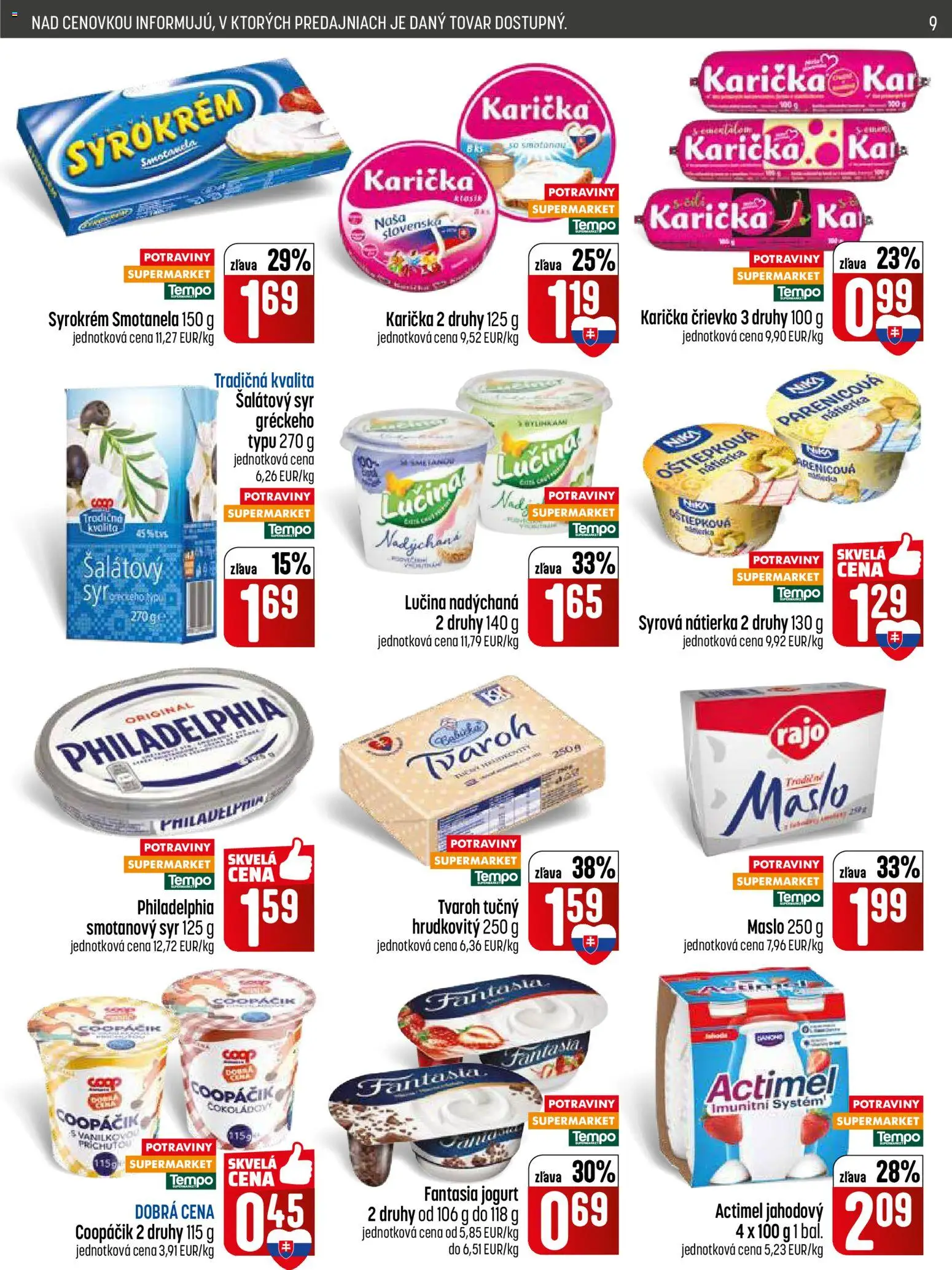 Nové COOP Jednota akcie – leták je platný od 04.06.2026 | Strana: 9