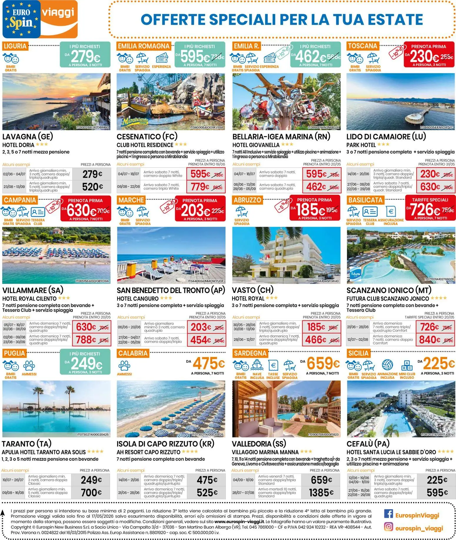 Volantino Eurospin del 11.05.2026 | Pagina: 12 | Prodotti: Piscina, Letto