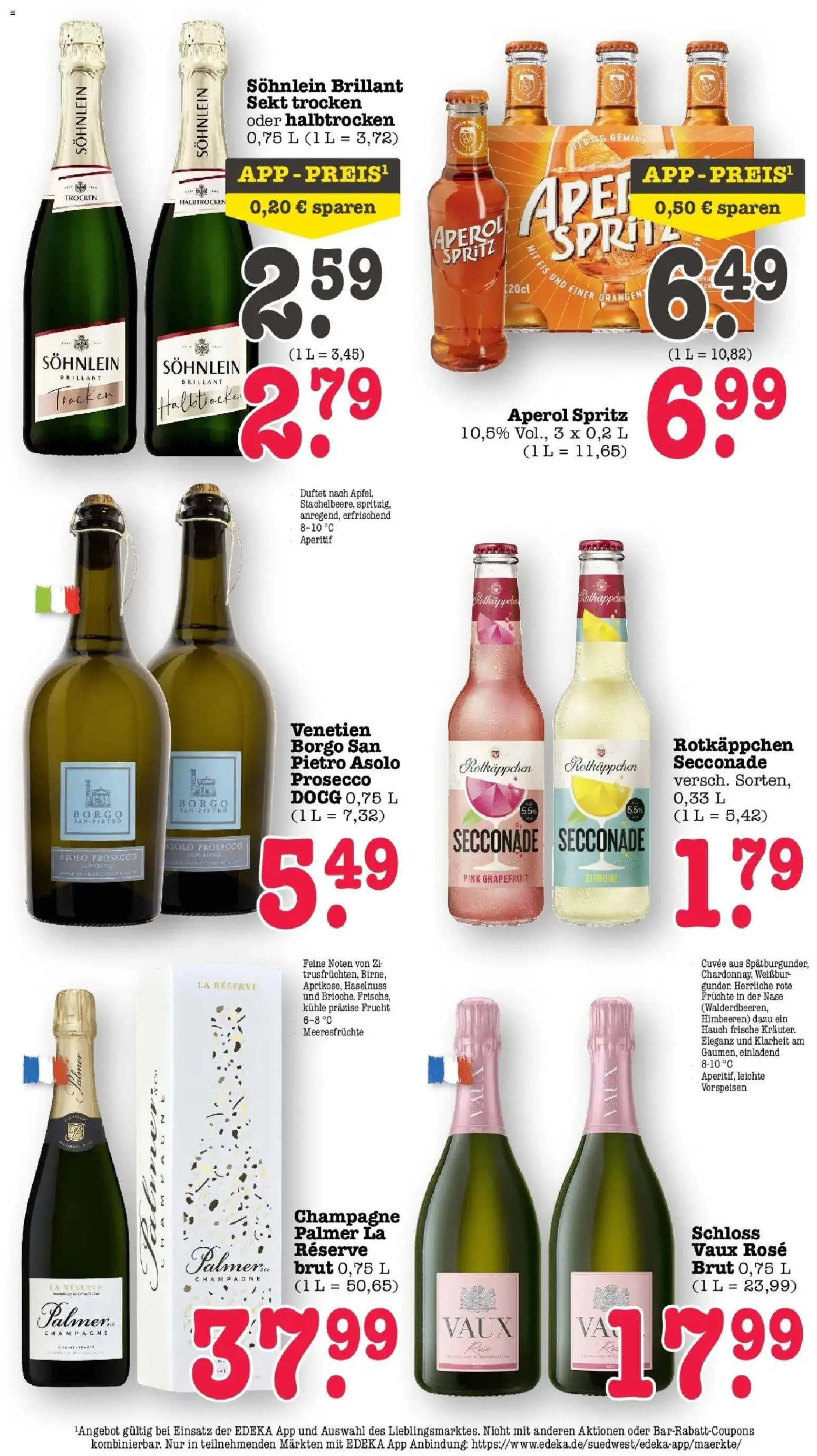 Edeka prospekt Offenbach	 – gültig ab 20.04.2026 | Seite: 48 | Produkte: Himbeeren, Sekt, Meeresfrüchte, Aperol