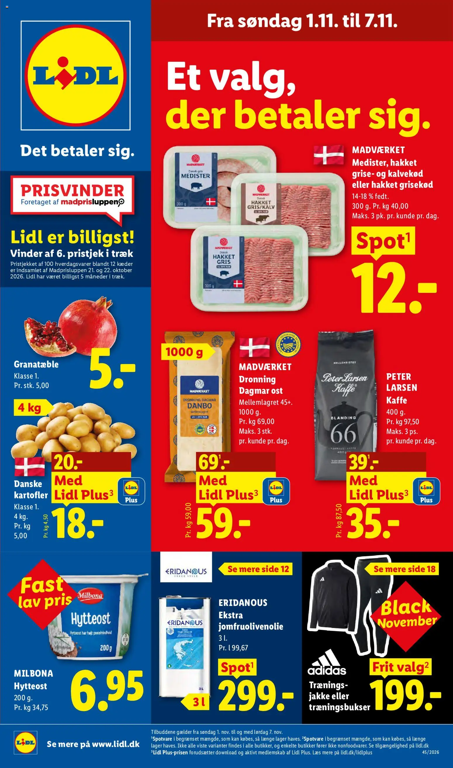Lidl tilbudsavis – gyldig fra 01/11/2026 | Side: 1