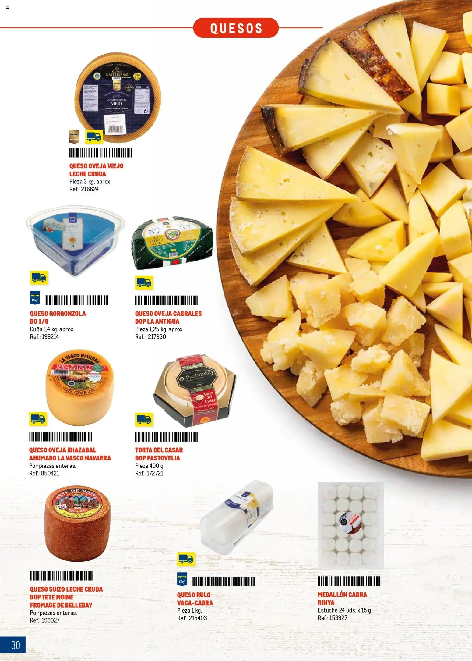 Makro Especial Catering │ válido desde el 16/03/2026 | Página: 30 | Productos: Leche, Queso, Cuna