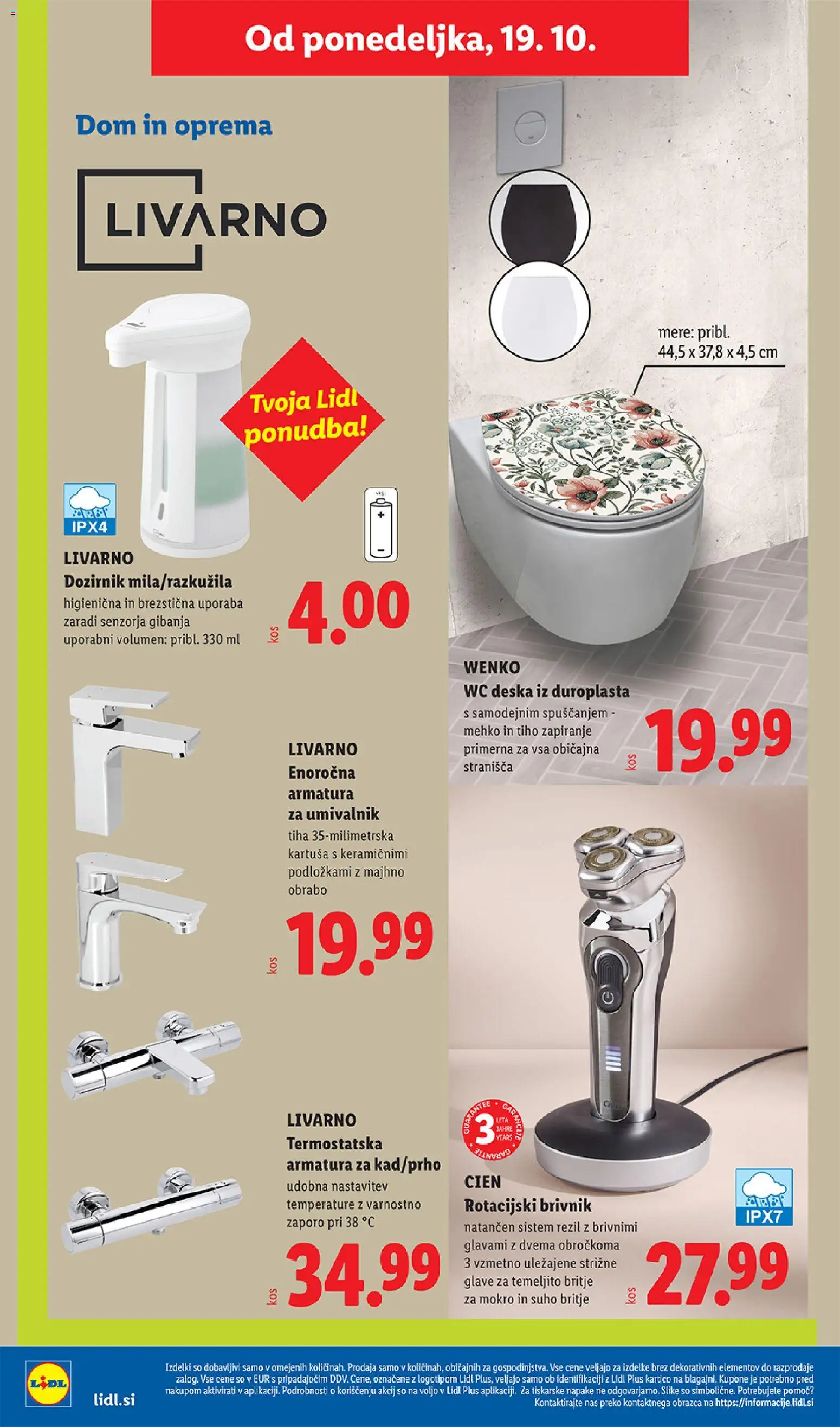 Novi Lidl katalog ponudbe – veljaven od 15.10.2026 | Stran: 62