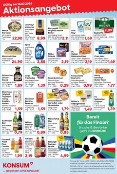 KONSUM Leipzig Prospekt ab 13.07.2026 gültig