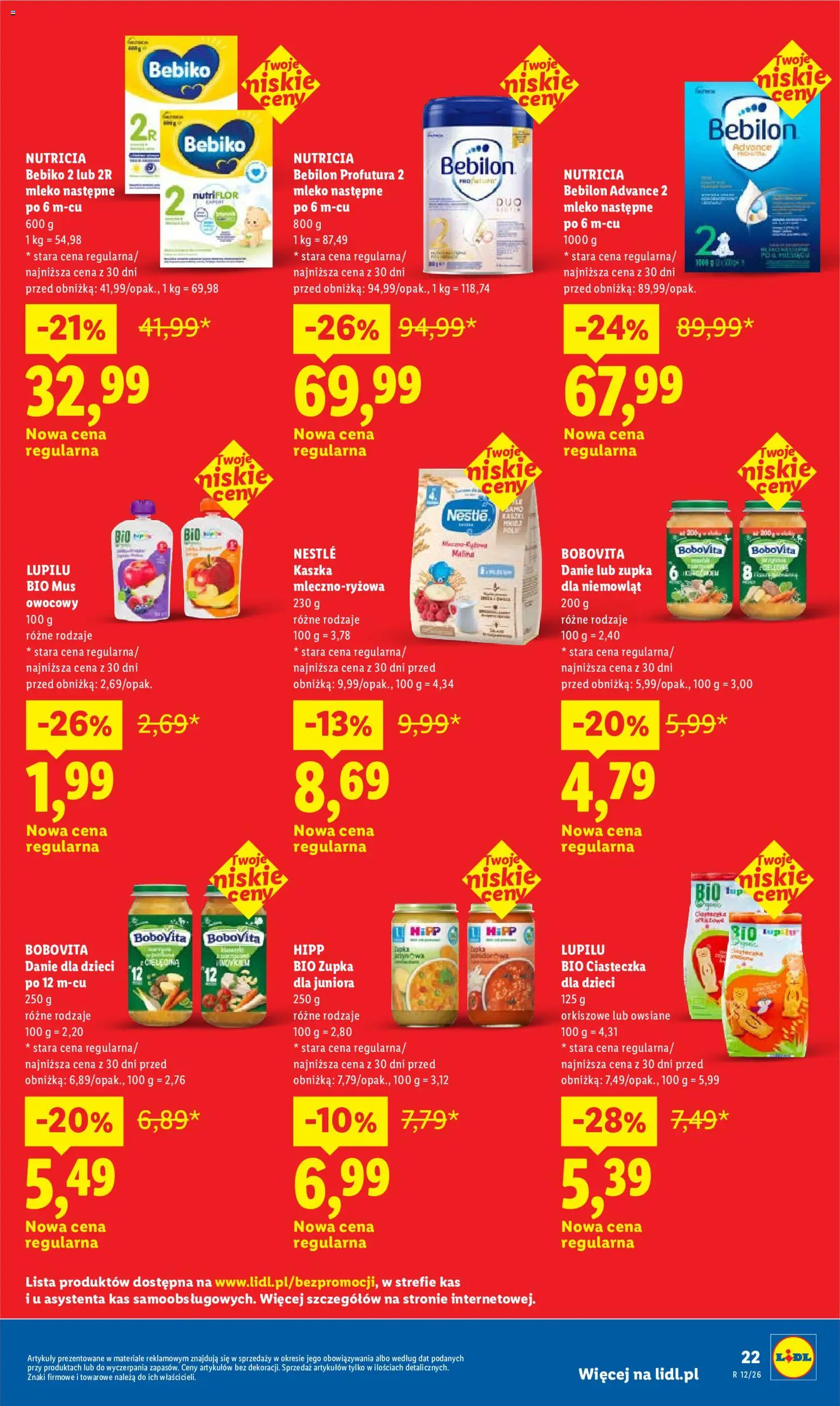 Lidl gazetka - Oszczędzaj każdego dnia od 09.05.2026 | Strona: 23 | Produkty: Malina, Mleko, Ciasteczka