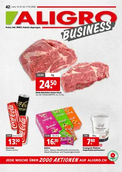 Aligro aktionen Business Chavannes, Matran, Genf, Sitten ab 12.10.2026 gültig