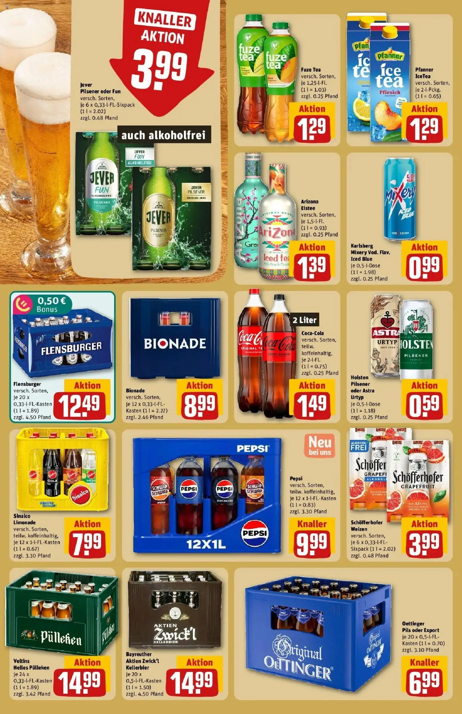 REWE Prospekt ab 10.08.2026 zum Blättern » Angebote | Seite: 20 | Produkte: Coca cola, Limonade, Alkohol, Mixery