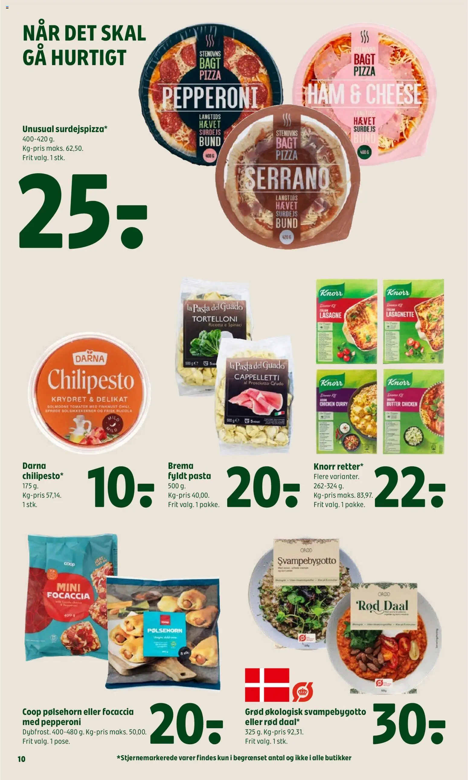 Coop 365 tilbudsavis – gyldig fra 13/08/2026 | Side: 12 | Produkter: Pølsehorn, Solsikkekerner, Pasta, Fyldt pasta