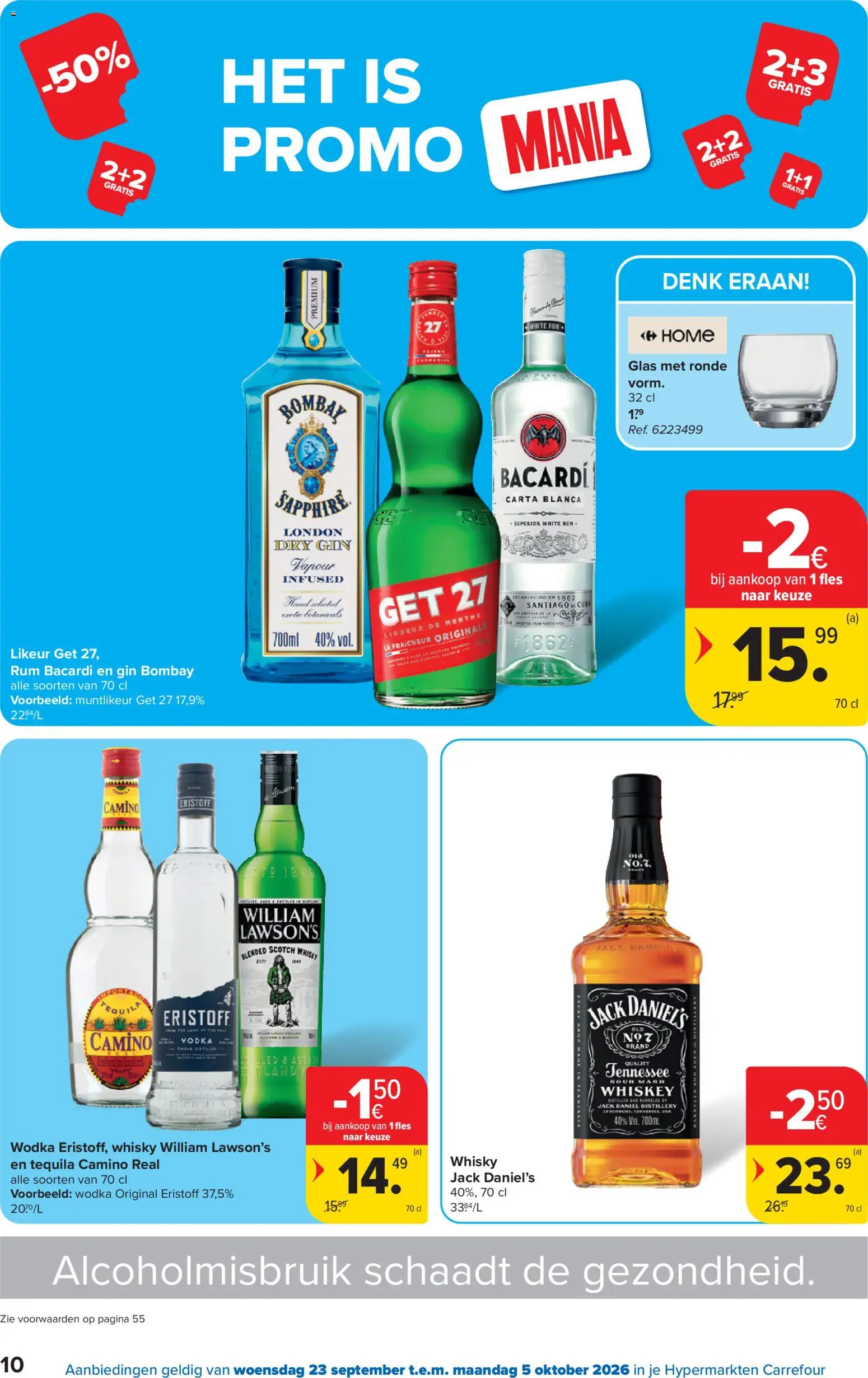 {H1} | Pagina: 10 | Producten: La, Rum, Bacardi, Jack Daniel’s