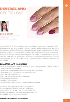 Crystal Nails Oktatási kézikönyv 2026 Nyár - amely érvényes a következő dátumtól: 08.06.2026 | Oldal: 43 | Termékek: Bor, Óra