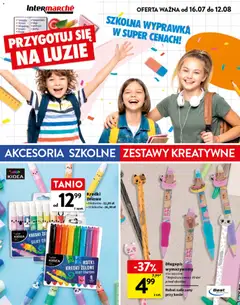 Pogląd oferty "Intermarche gazetka - Szkolna wyprawka w super cenach" - ważna od 16.07.2026