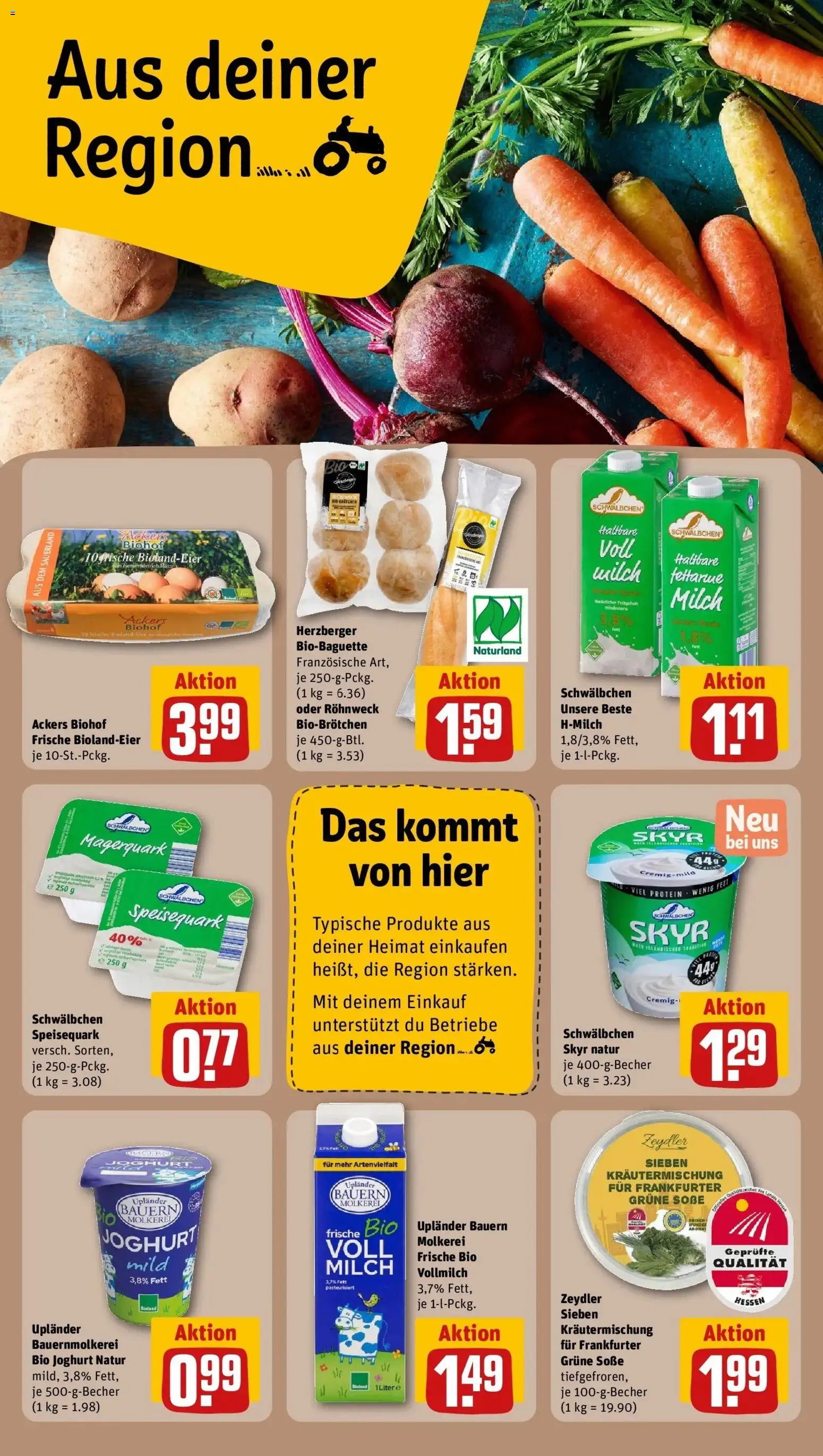 REWE Prospekt ab 26.10.2026 zum Blättern » Angebote | Seite: 24 | Produkte: Joghurt, Skyr, Soße, Speisequark