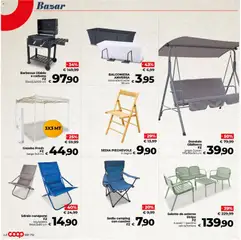 Anteprima del volantino COOP volantino Superstore Lentini valido a partire dal 04.06.2026 | Pagina: 31 | Prodotti: Tavolino, Dondolo, Barbecue, Sedia