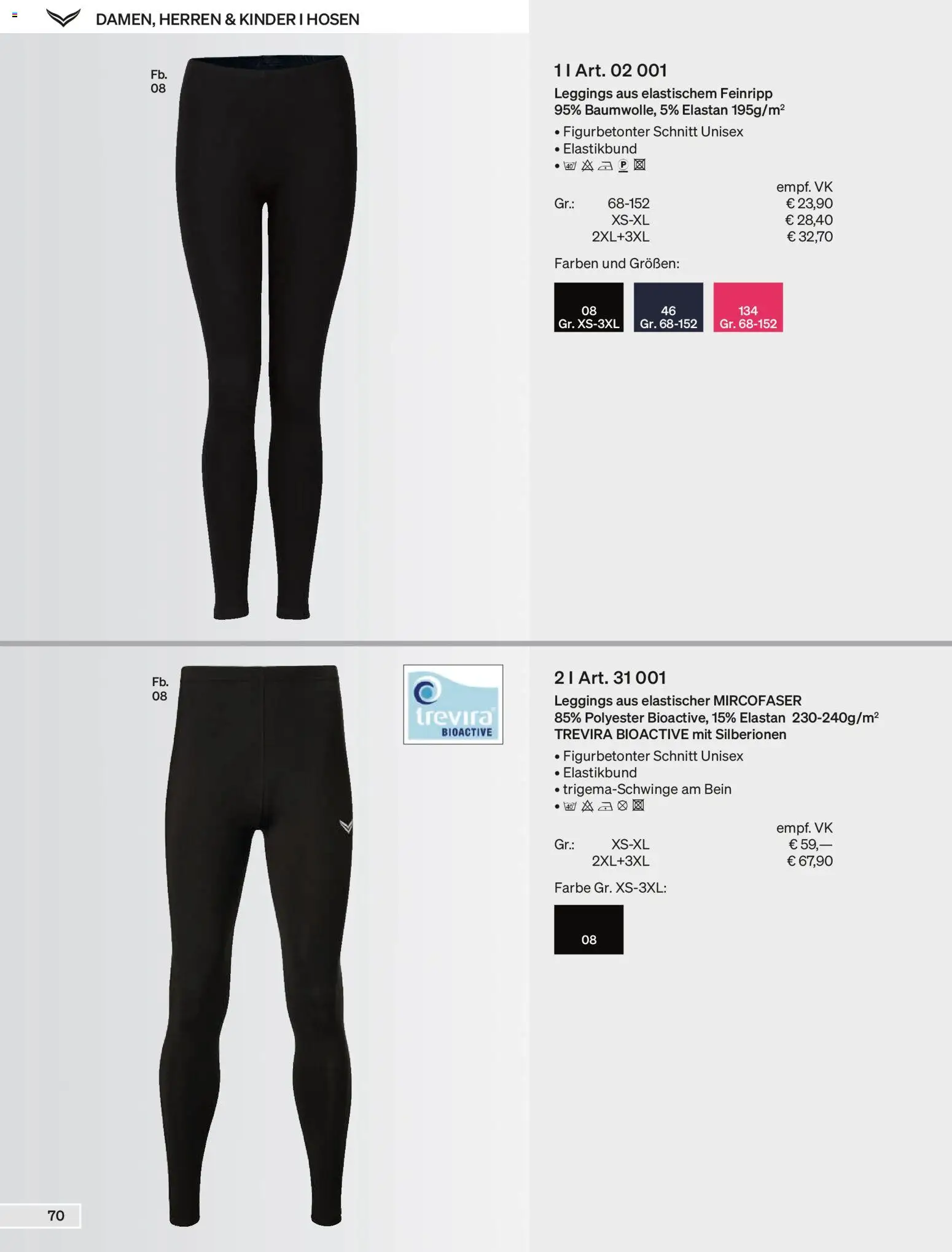 Trigema Prospekt – gültig ab 01.02.2026 | Seite: 70 | Produkte: Leggings