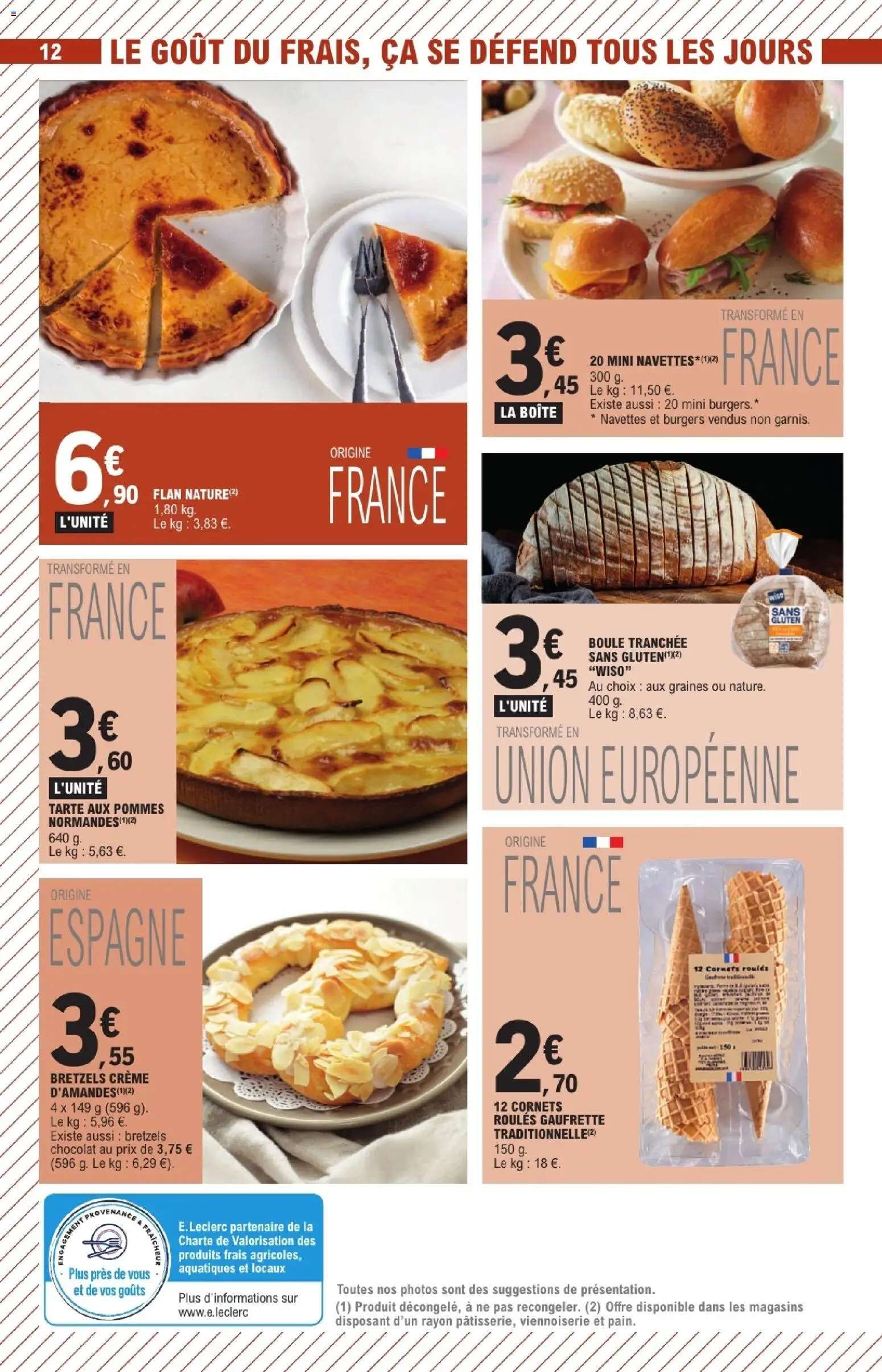 {H1} | Page: 12 | Produits: Chocolat, Tarte aux pommes, Bretzels, Crème