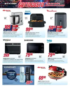 Anteprima del volantino Trony - SOTTOCOSTO da Trony! valido a partire dal 11.06.2026 | Pagina: 12 | Prodotti: Friggitrice ad aria, Gasatore, Pizza, Impastatrice