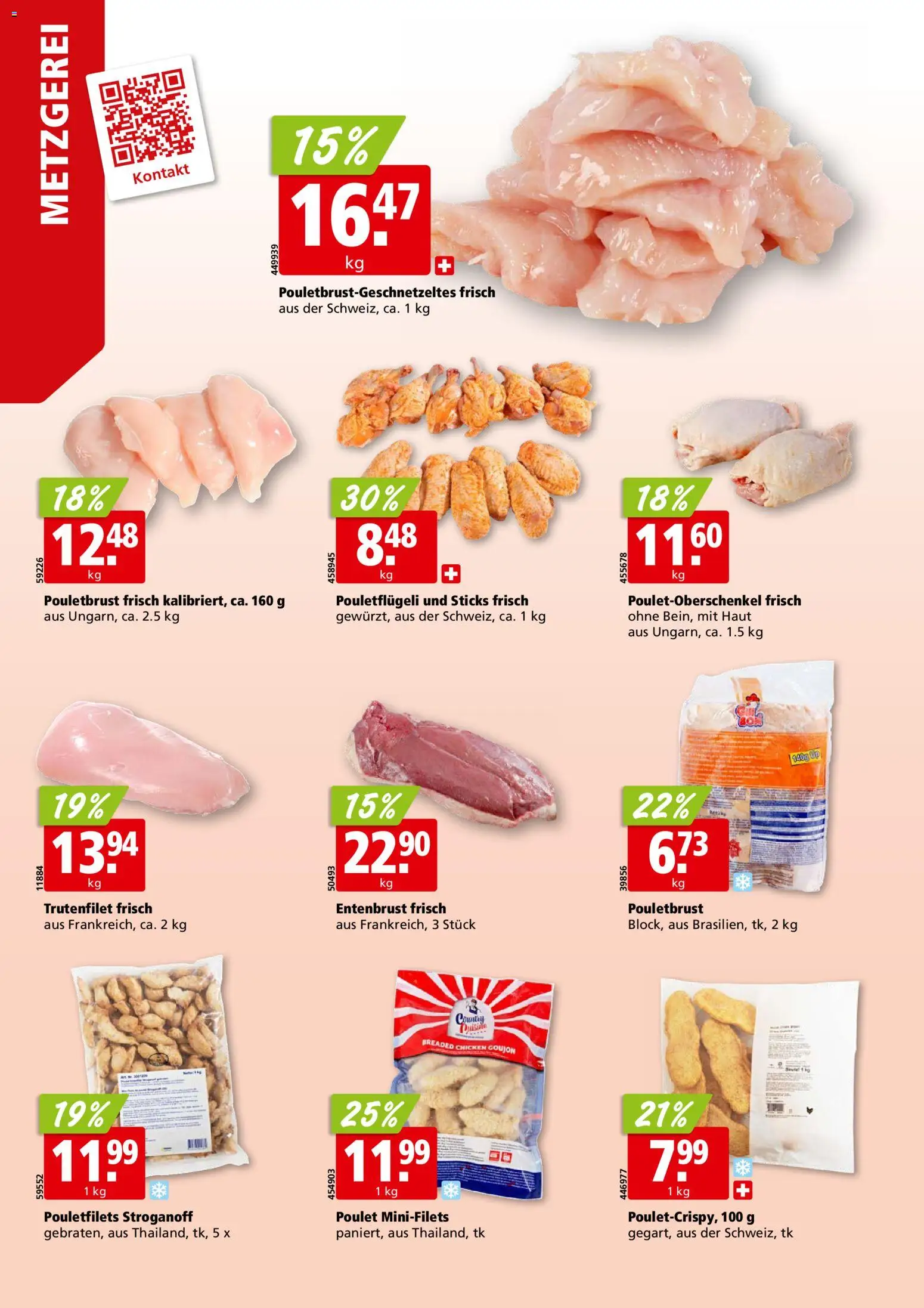 Aligro aktionen Schlieren, Gossau SG, Frauenfeld, Rapperswil-Jona, Sargans, Bern – gültig ab 27.07.2026 | Seite: 6 | Produkte: Pouletbrust