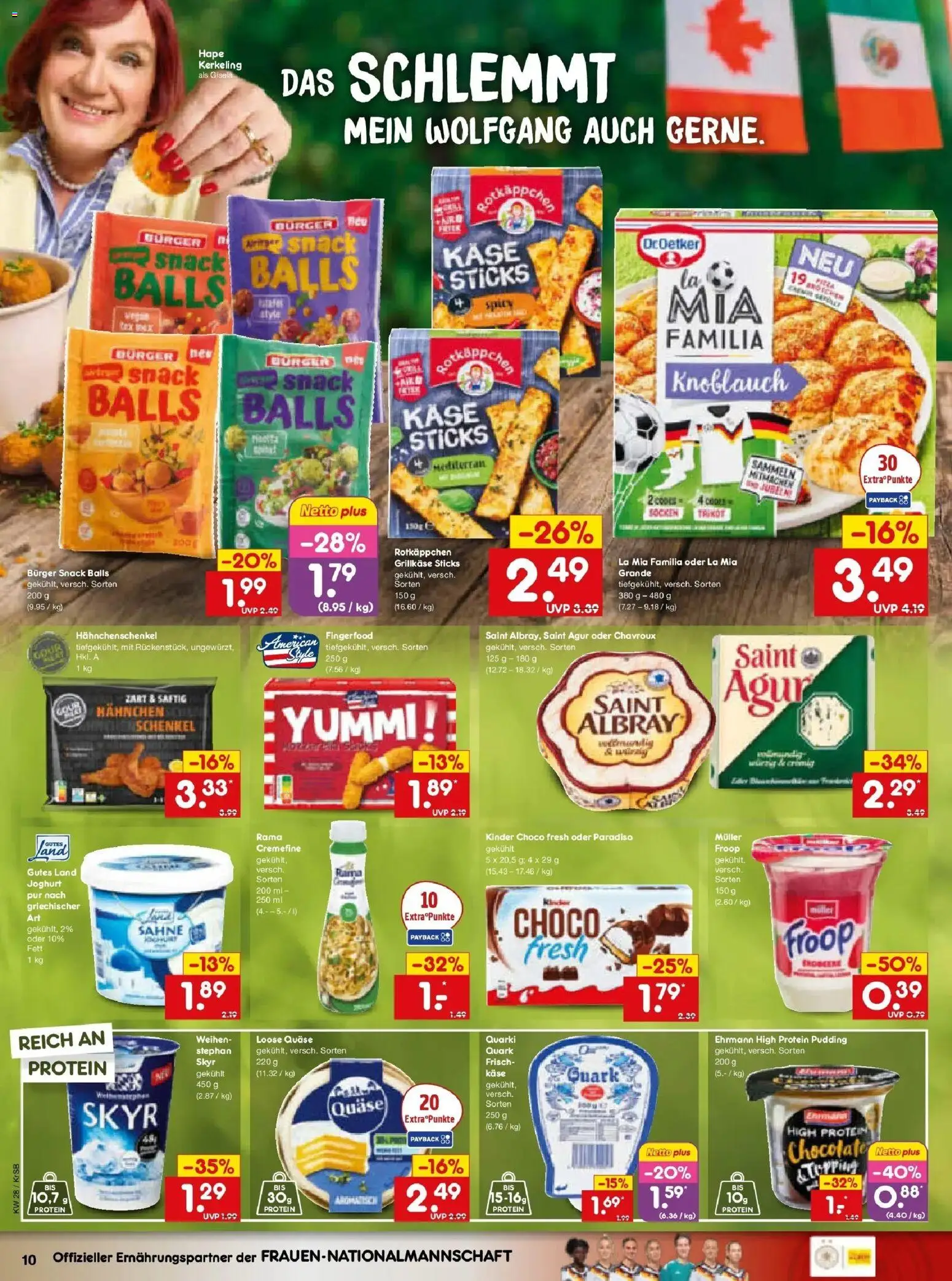 Netto Marken-Discount - Netto: Wochenangebote – gültig ab 05.07.2026 | Seite: 14 | Produkte: Hahnchenschenkel, Pudding, Skyr, Rotkäppchen