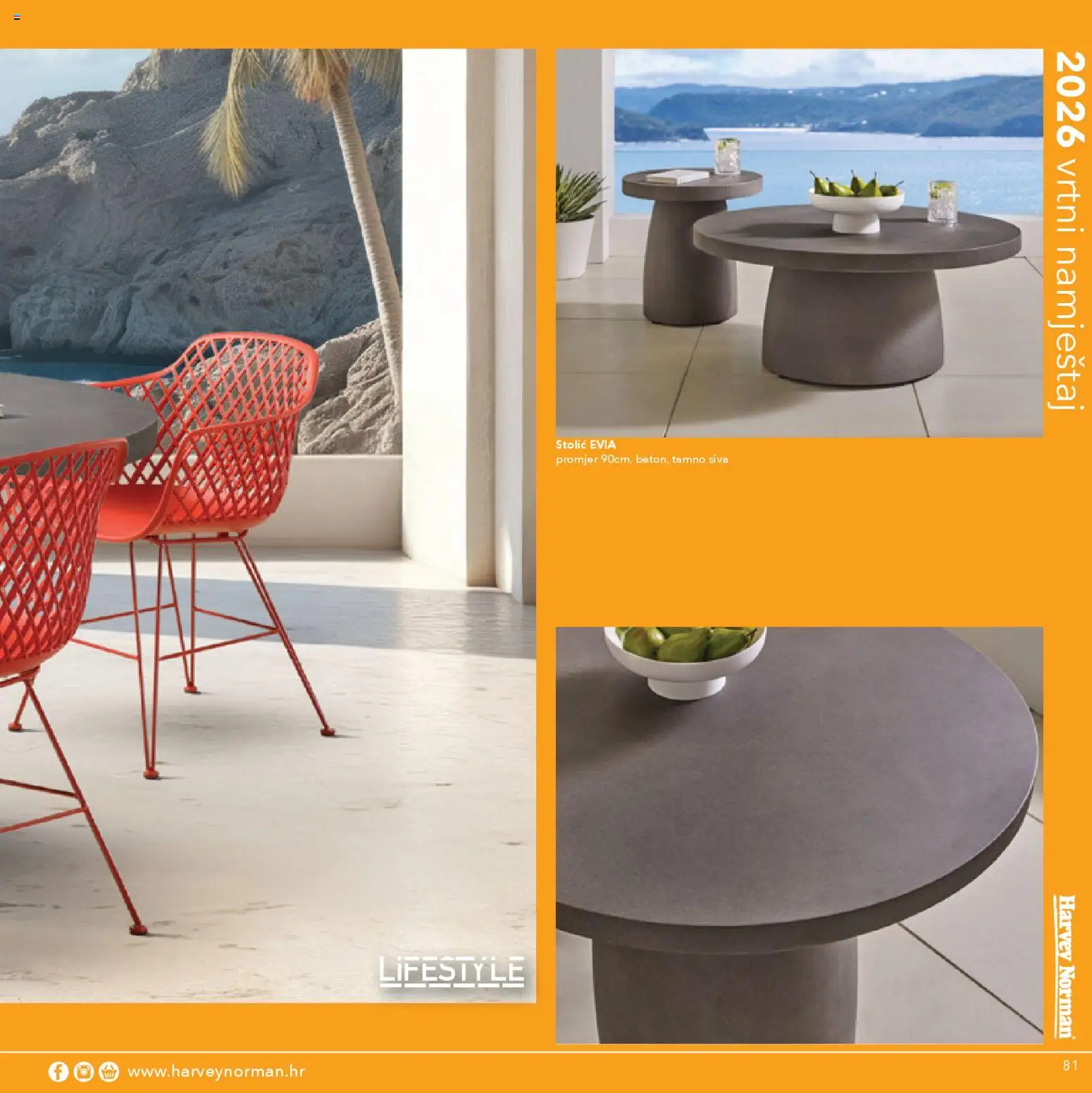 Harvey Norman katalog | vrijedi od 07.04.2026 | Stranica: 81 | Proizvodi: Stolić, Vrtni namještaj